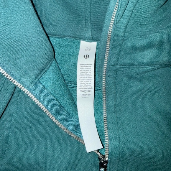 Lululemon Scuba Oversized Full-Zip Hoodie Size XS - Picture 6 of 6